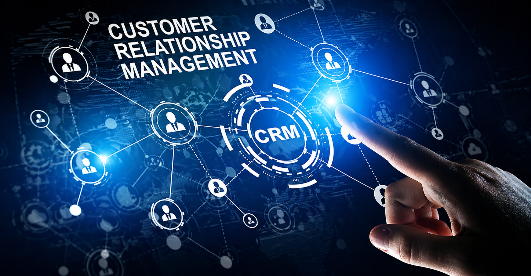 CRM business operations interface